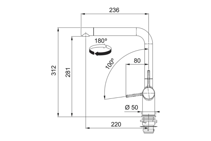 Active L swivel Chrome 2